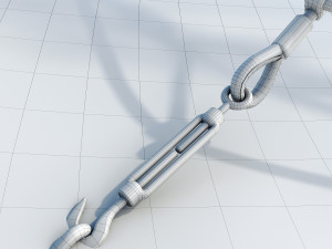 children playground with rope web Modelo 3D