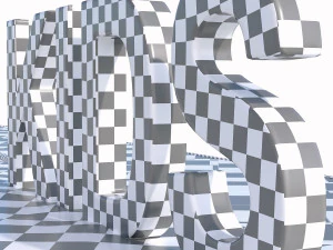 children playground with rope web 3D Model