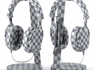 bluedio headphones on the stand satechi pbr version Model 3D