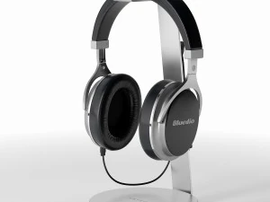 bluedio headphones on the stand satechi pbr version 3D Model