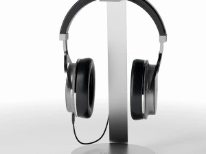 bluedio headphones on the stand satechi pbr version 3D Model