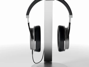 bluedio headphones on the stand satechi pbr version 3D Model