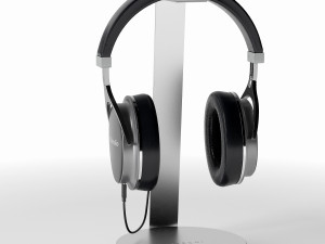 bluedio headphones on the stand satechi pbr version Model 3D