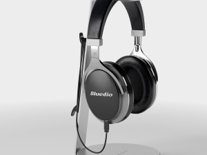 bluedio headphones on the stand satechi pbr version Model 3D