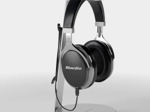 bluedio headphones on the stand satechi pbr version 3D Model