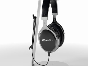 bluedio headphones on the stand satechi pbr version Model 3D
