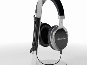 bluedio headphones on the stand satechi pbr version 3D Model