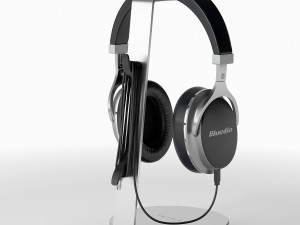 bluedio headphones on the stand satechi pbr version Model 3D