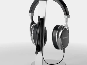 bluedio headphones on the stand satechi pbr version 3D Model