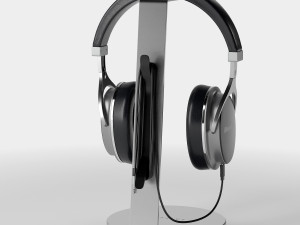 bluedio headphones on the stand satechi pbr version Model 3D