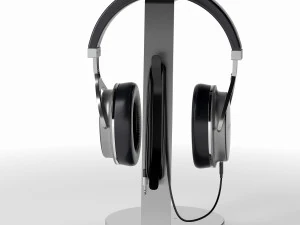 bluedio headphones on the stand satechi pbr version 3D Model