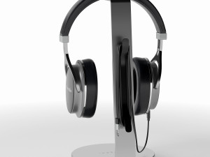 bluedio headphones on the stand satechi pbr version Model 3D