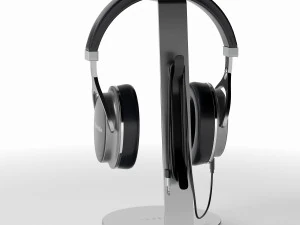 bluedio headphones on the stand satechi pbr version 3D Model