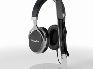 bluedio headphones on the stand satechi pbr version Model 3D
