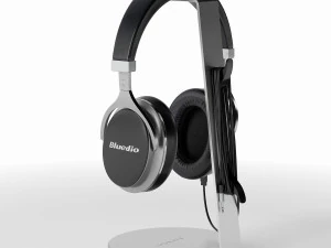 bluedio headphones on the stand satechi pbr version 3D Model