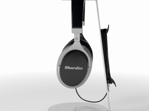 bluedio headphones on the stand satechi pbr version Model 3D