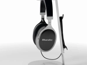 bluedio headphones on the stand satechi pbr version 3D Model