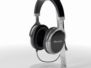 bluedio headphones on the stand satechi pbr version Model 3D