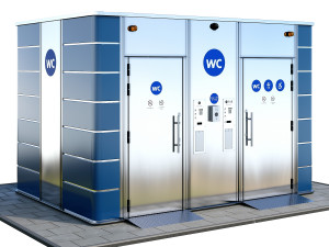 public toilet 3D Модель