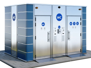 public toilet 3D Модель