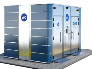 public toilet 3D Модель