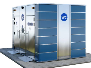 public toilet 3D Model