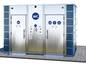 public toilet 3D Model