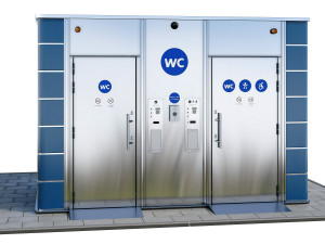 public toilet 3D Модель