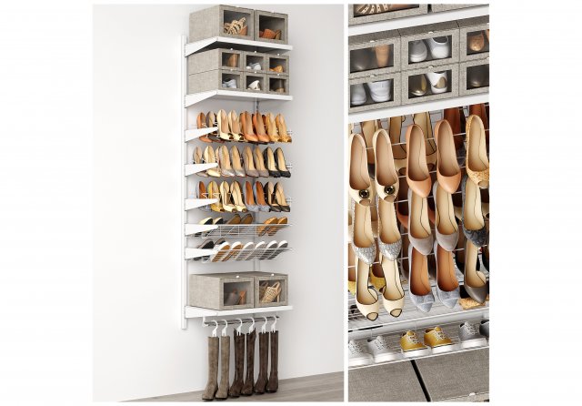 shoe rack 3Dモデル .c4d .max .obj .3ds .fbx .stl .blend