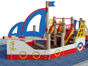 boat playground 3D Model