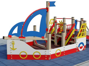 boat playground 3D Model