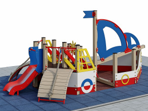 boat playground 3D Model