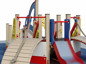 boat playground 3D Model