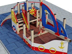 boat playground 3D Model