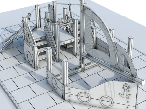 boat playground 3D Model