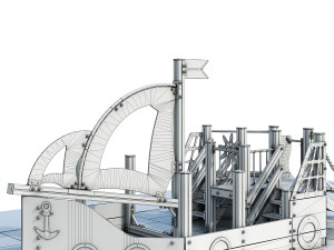 boat playground 3D Model