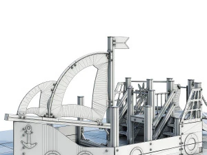 boat playground 3D Model