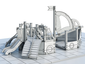 boat playground 3D Model