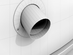 public toilet round 3D Model