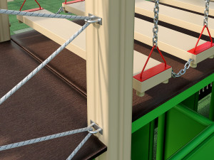 playground with a large sandbox 3D Modell