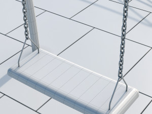 stylish turquoise playground Modelo 3D