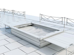 stylish turquoise playground 3D Model