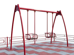 playground childrens town 3D Model