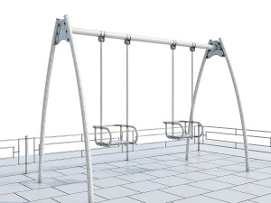 playground childrens town 3D Model