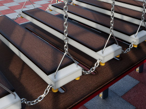 playground childrens town 3D Model