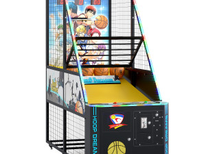 hoop dreams basketball game machine 3D Model