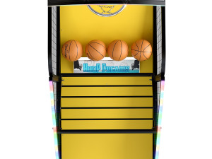 hoop dreams basketball game machine 3D Model