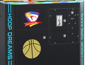 hoop dreams basketball game machine 3D Model