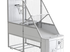 hoop dreams basketball game machine 3D Model