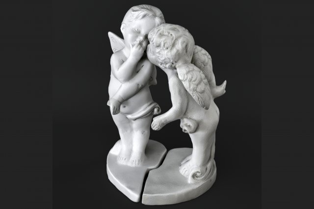 Sculpture Angels cupids 3Dモデル .c4d .max .obj .3ds .fbx .stl .blend 
